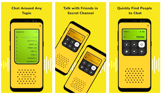 تطبيق ووكي تاكي walkie talkie للايفون والاندرويد