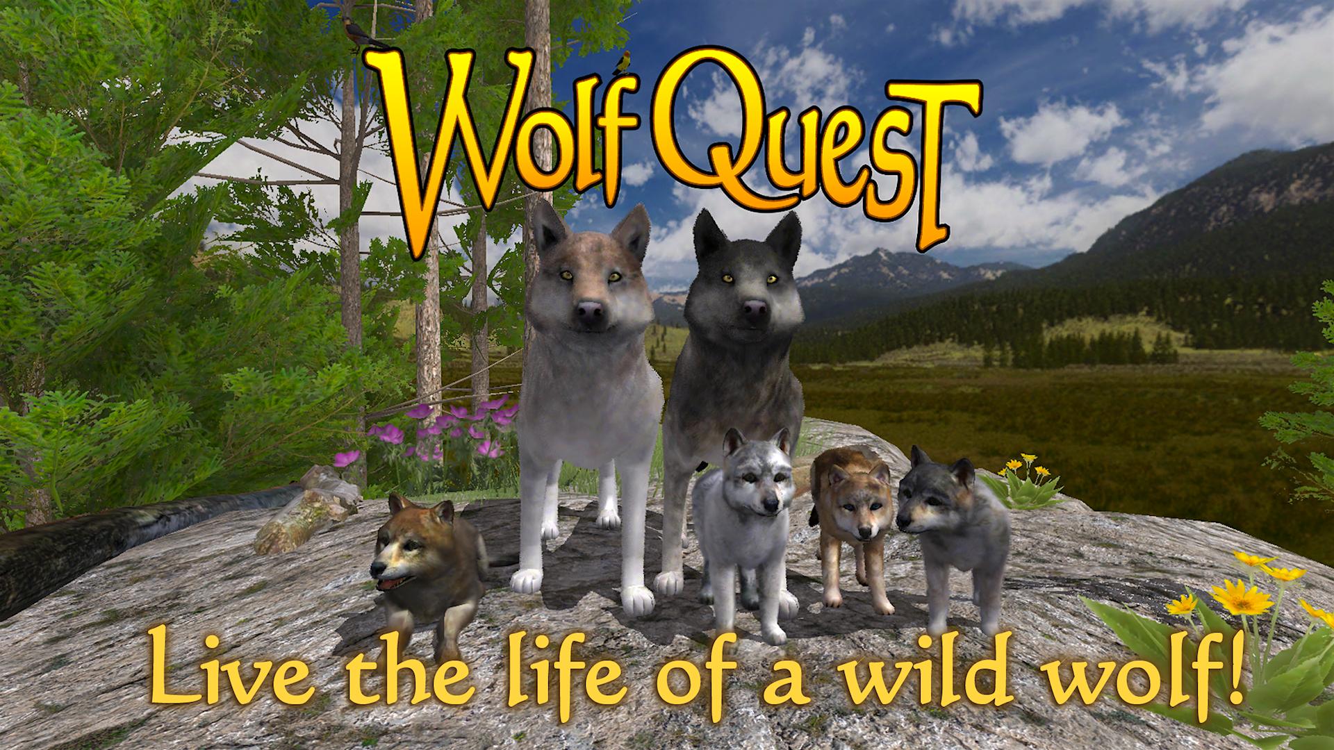 تحميل لعبة حياة الذيب WolfQuest للاندرويد مجانا