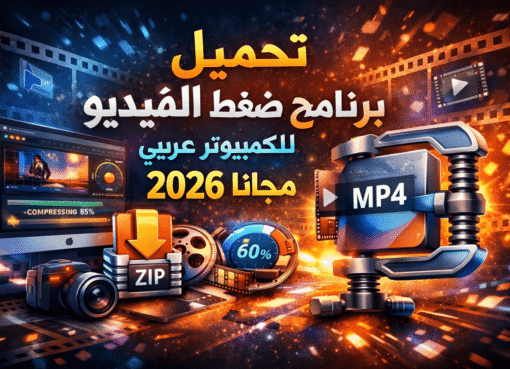 تحميل برنامج ضغط الفيديو للكمبيوتر عربي 2026 مجانا