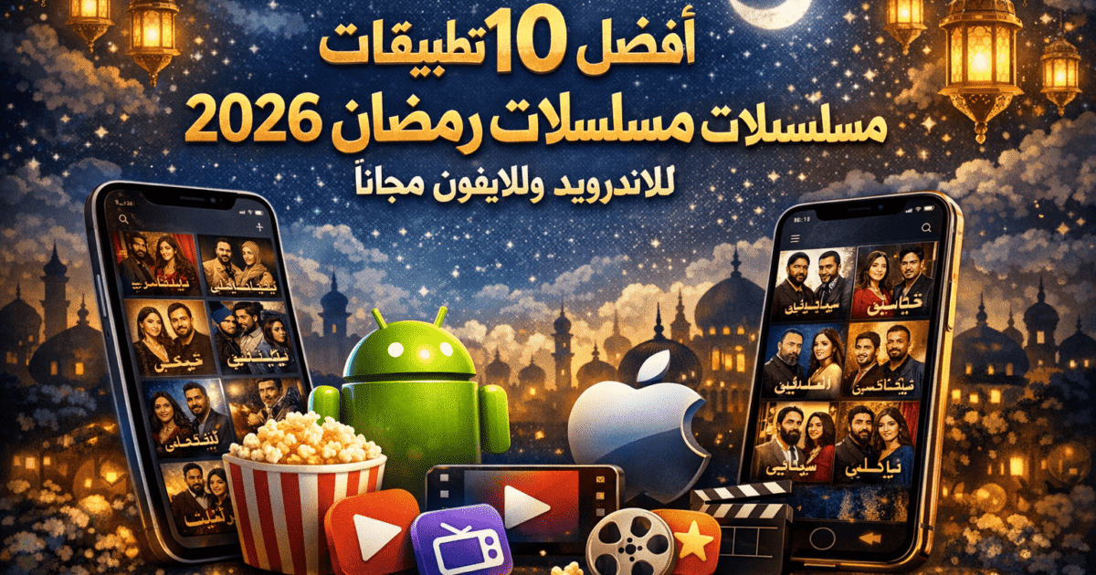 أفضل 10 تطبيقات مسلسلات رمضان 2026 للاندرويد وللايفون مجانا