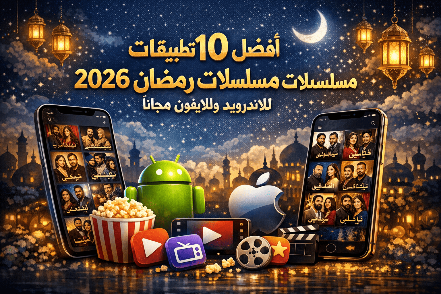 أفضل 10 تطبيقات مسلسلات رمضان 2026 للاندرويد وللايفون مجانا