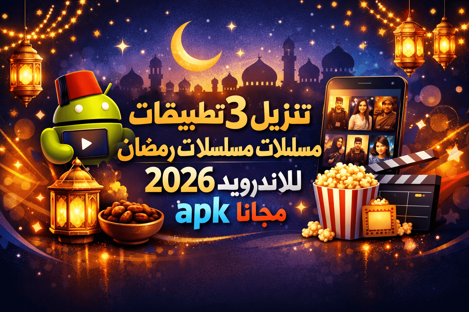 تنزيل 3 تطبيقات مسلسلات رمضان 2026 للاندرويد apk مجانا